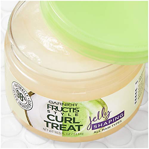 Garnier Fructis Style Curl Treat Shaping Jelly With Coconut Oil For Curly Hair, 10.5 Ounce Jar #TOP3