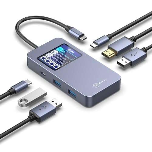 Hub USB C 6 en 1 résout le manque de ports sur MacBook Pro avec HDTV 4K 60Hz