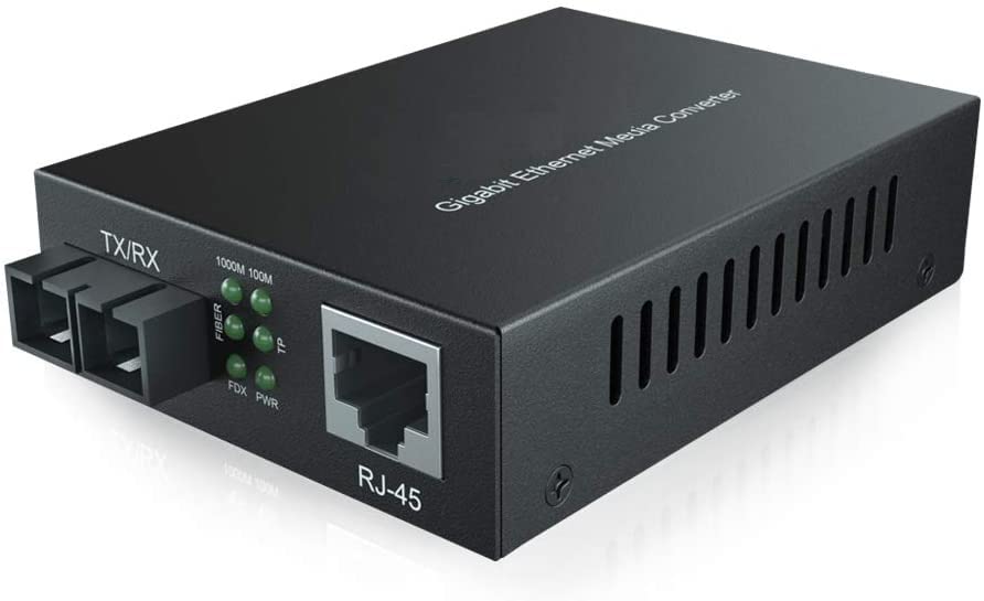 Hanutech Fast Ethernet To Fiber Media Converter 10/100/1000Mbps, Single Mode Dual SC Fiber, 1000Base-LX to 10/100/1000Base-Tx, Upto 20KM (B09TDXLRTZ) Amazon Price History, Amazon Price Tracker