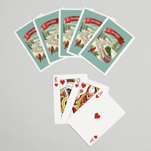Lantern Press Kentucky, Tradición Navideña, Baraja Póker 52 Cartas miniatura 7