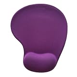 Kxuan Gel Mouse Pad with Wrist Rest MO303 (Purple)