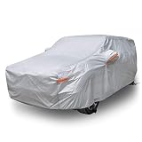 Morhept SUV Car Cover Waterproof All Weather for Automobiles, Heavy Duty 6 Layer Full Exterior Cover