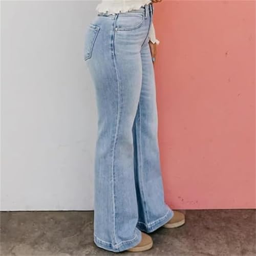 Arisefrom Jeans, Casual High Rise Vintage Wash Tummy Control Top Straight Leg Jeans for Women4