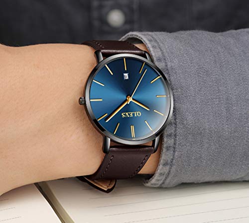 Image of OLEVS Men's Watches Analog Quartz Chronograph Dress Watch Multifunctional Stainsteel Steel Waterproof Classic Original Watch for Man