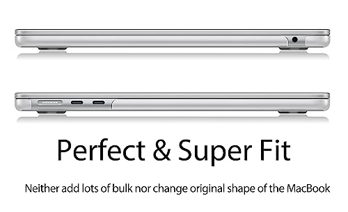 Funda MacBook Air 15 M2 M3 M4 rígida A2941 con acabado texturizado premium 5