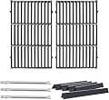 Hongso Replacement Parts for Weber Genesis 300 Series E310 S310 EP310 E320 EP320 E330 S330 EP330 Gas Grills (Front Mounted Controls), 7524 7528 Grill Grates, 62752 Burner Tubes, 7621 Flavorizer Bars