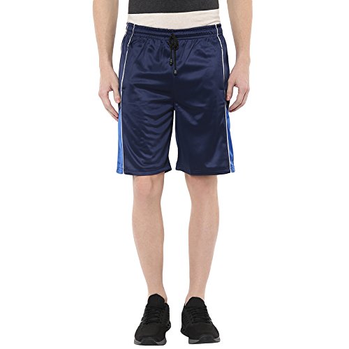 AMERICAN CREW Men's Polyester Navy Blue Shorts XXL (AS013XXL