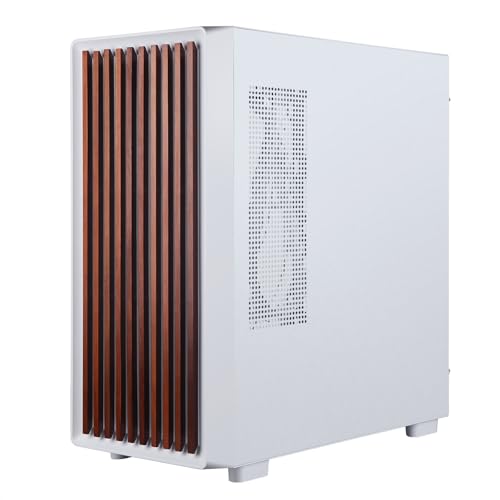 Chasis PC gaming D2 Mid Tower dual chamber con panel lateral de cristal templado 3