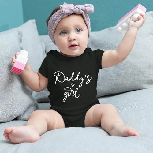 Daddys Girls Baby Clothes Daddy'S Girl Bodysuit Newborn Daddy'S Little Girl Baby Romper3