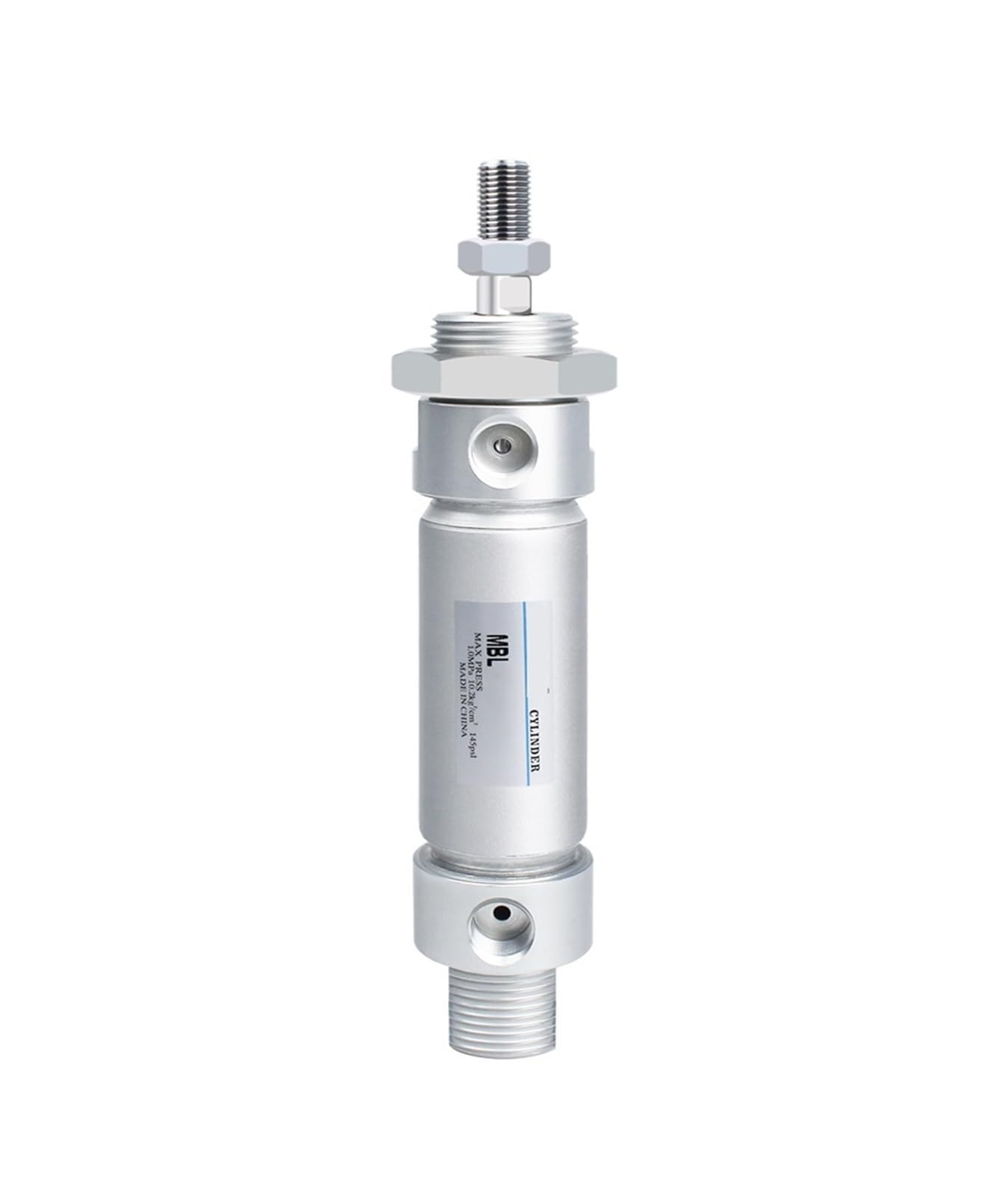 Cylindre pneumatique MBL 40x200-S-CA en alliage d'aluminium type stylo