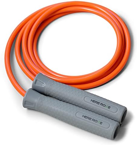 Hererope Weighted Jump Rope For Women & Men, 1/2lb Skipping Rope With Adjustable & Durable Cable, Ball Bearing, Comfortable & No-Slip Grip, Jump Ropes for Fitness, Workout, Boxing, Crossfit Exercise