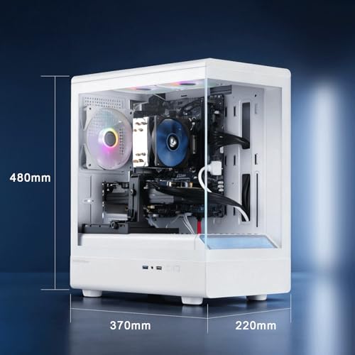 Image of GPVHOSO Prebuilt Gaming PC Desktop, Intel Core i7-4770, GTX 1050 Ti 4GB