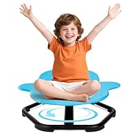Dooeant Spinning Chair for Autistic Kids, Kids Sensory Swivel Chair – Sturdy Metal Base, Ergonomic Design, Anti-Slip Seat for Sensory Play, for Toddlers with Autism & ADHD (Blue)
