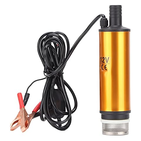 Ymiko Mini 12V Elektrische Tauchpumpe 51mm DC 30L / Min Tauchbare Tragbare Kraftstoffförderflüssigkeitspumpe Elektrische Dieselpumpe Wasser Öl Diesel Cover