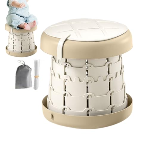子供用 トラベル ポッティー - 折りたたみ式トラベルポッティ,防滑トイレトレーナー ごみ袋付きで男の子 女の子向け トラベル キャンプ 遊園地 公園 ホテル 屋外用
