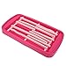 CFTGIW Baby Bottle Drying Rack Folding Portable Newborn Baby Bottle Dryer Rack for Home TravelRose Red Suitable All and and Friendly Non Composed of Free Environmentally (Rose Red)