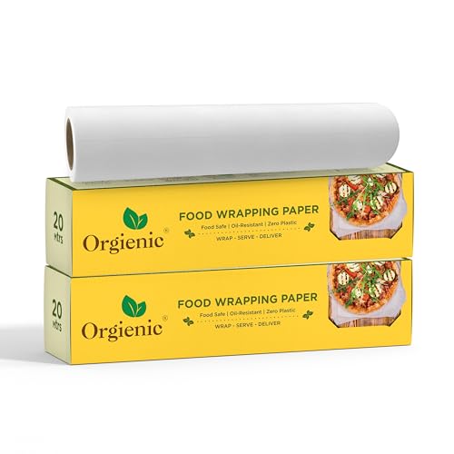 See full amazon price history chart for Orgienic Food Wrapping Paper Roll 20 Meters | Butter Paper | Greaseproof & Oil Resistant | FDA Certified 100% Food Safe | for Home, Bakeries, Cafes & Restaurants (Pack of 2) Orgienic Food Wrapping Paper Roll 20 Meters | Butter Paper | Greaseproof & Oil Resistant | FDA Certified 100% Food Safe | for Home, Bakeries, Cafes & Restaurants (Pack of 2) (B0D95MXMNY) Amazon Price History, Amazon Price Tracker