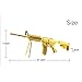 Microworld 3D Metal Puzzle 21CM M4A8 Carbine Gun Weapon Building Model G001-G DIY 3D Laser Cut Assemble Jigsaw Toys - Gold