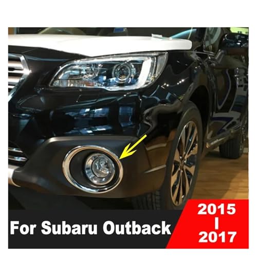 Embellecedor de faros antiniebla para Subaru Outback 2015-2017 5
