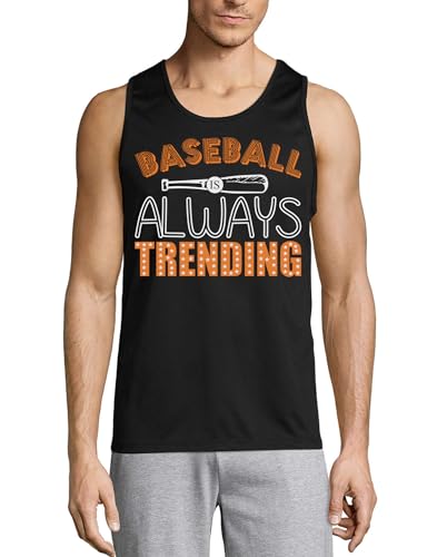 Débardeur homme coton noir t-shirt sans manches imprimé baseball tendance