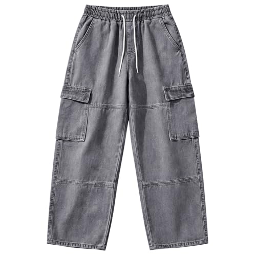 Pantalon de trekking homme léger coupe droite sport avec grandes poches