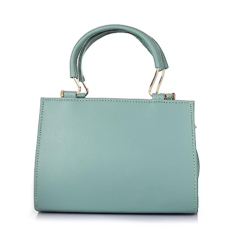 ROSS BROWN green leather handbag – image 3