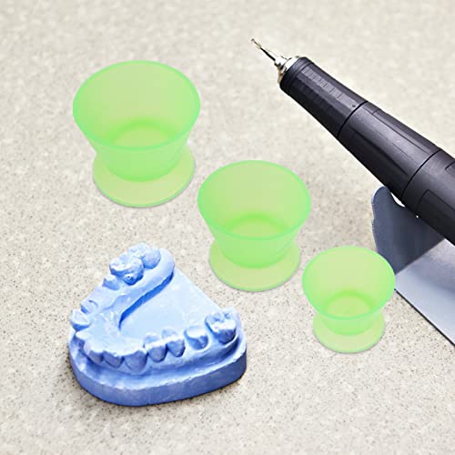 Set de vasos medidores reutilizables de silicona miniatura 3