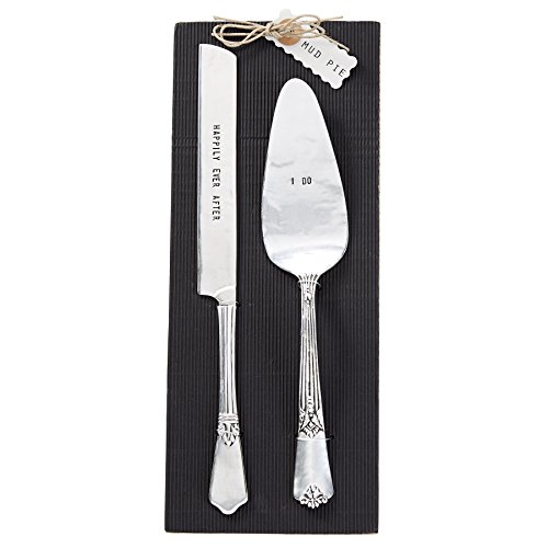 Mud Pie Knife Wedding Cake Serving Set, 12.5" #TOP1