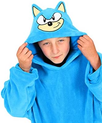 Sonic The Hedgehog Fleece Hoodie for Boys Blue
