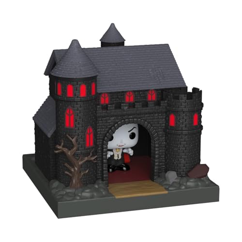 Universal Monsters Figurine Bitty POP! Towns Dracula dans son chateau - vue 3