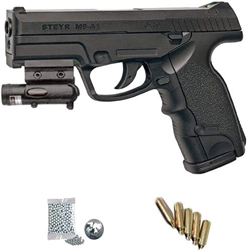 KITASG GNB STEYR Mannlicher M9-A1 LÁSER - Pistola De Aire Comprimido (CO2) Y Balines De Acero