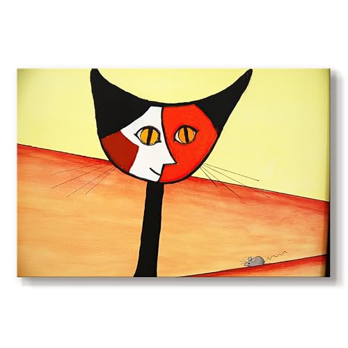 Renditions Gallery Norma Salt | The Watchful Cat | Canvas Wall Art | GAL087