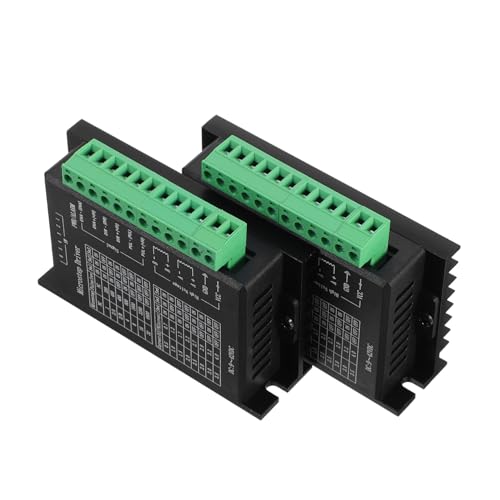 TOPPERFUN 2pcs Motor Driver Stepper Motor Driver Controller Subdivision Module for Cnc Machines Printers Automation Syst