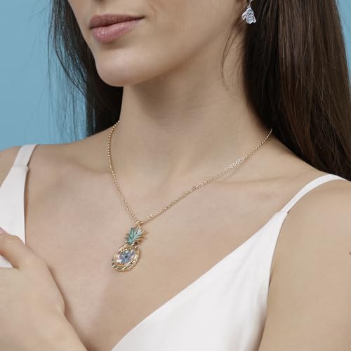 Disney Lilo & Stitch Floating Stones Necklace NH00923YRKL-16, One Size, Metal, No Gemstone3