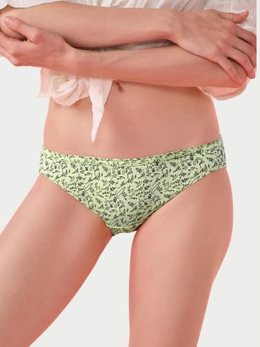 Image of Enamor Chic Cotton, All Day Comfort, Low Waist Bikini Panty for Women - Naturally Breathable, Antimicrobial with Stain Release, Inner Elastic, Regular Coverage - CB03 (Pack of 3)