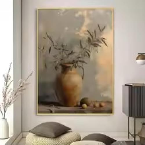 Affiches et imprimés d'art vintage olivier pour décoration murale salon