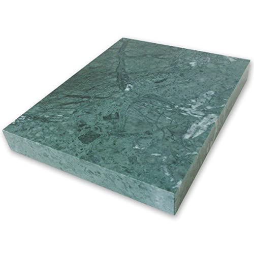 天然大理石　オーディオボード【エメラルドグリーン】370×300×19●5面磨き 413iTlChewL.jpg