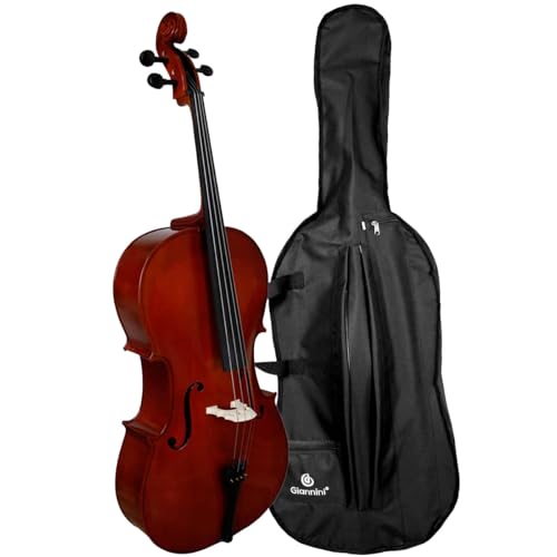 Violoncelo Giannini Gcl 4/4 Verniz Brilhante Com Case
