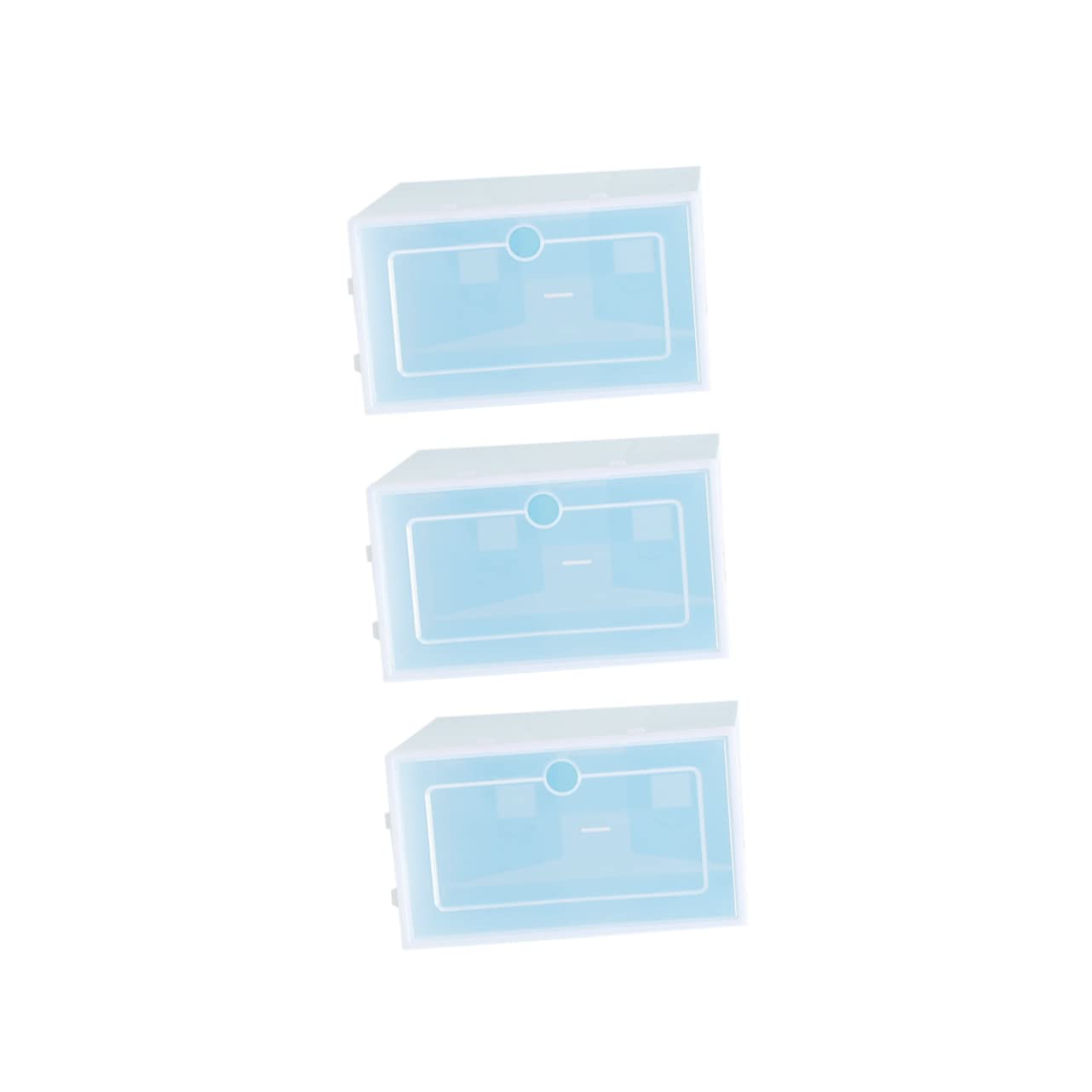 6 Piezas Caja Armario Contenedor Entrada Zapato Gabinete Ropa Bolsa De Almacenamiento Cubo Zapato Almacenamiento Armario Estante Zapato Organizador Cajón Apilable Zapatero Ropa