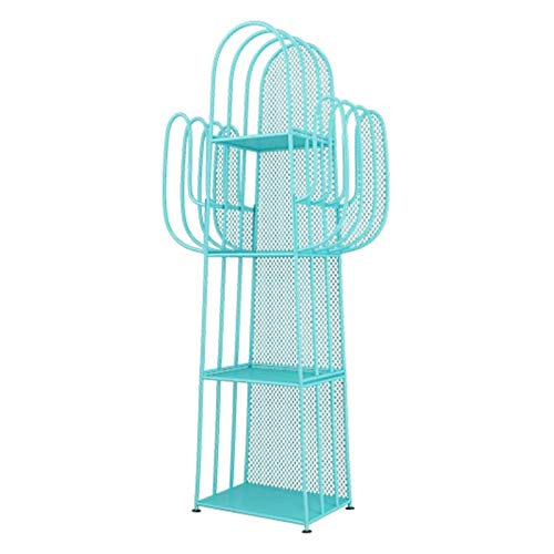 Estantería librería de hierro forjado de 4 capas para hogar y libros infantiles 2