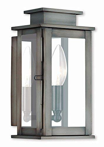Livex Lighting 1 Light VPW Outdoor Wall Lantern, Brass, 60 W, Vintage Pewter