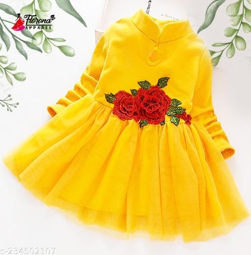 Image of Lux Vestures' florona apparel stylish soft Stylish frocks,P016