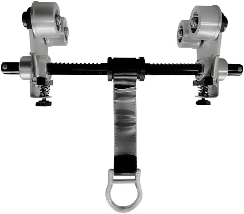 Frontline ST10HTK Aluminum Beam Trolley Anchor for 3" - 10" Wide I-Beams | Corrosion Resistant | Swiveling D-Ring rotates 360° and pivots 180° side-to-side | OSHA, ANSI & EN Compliant