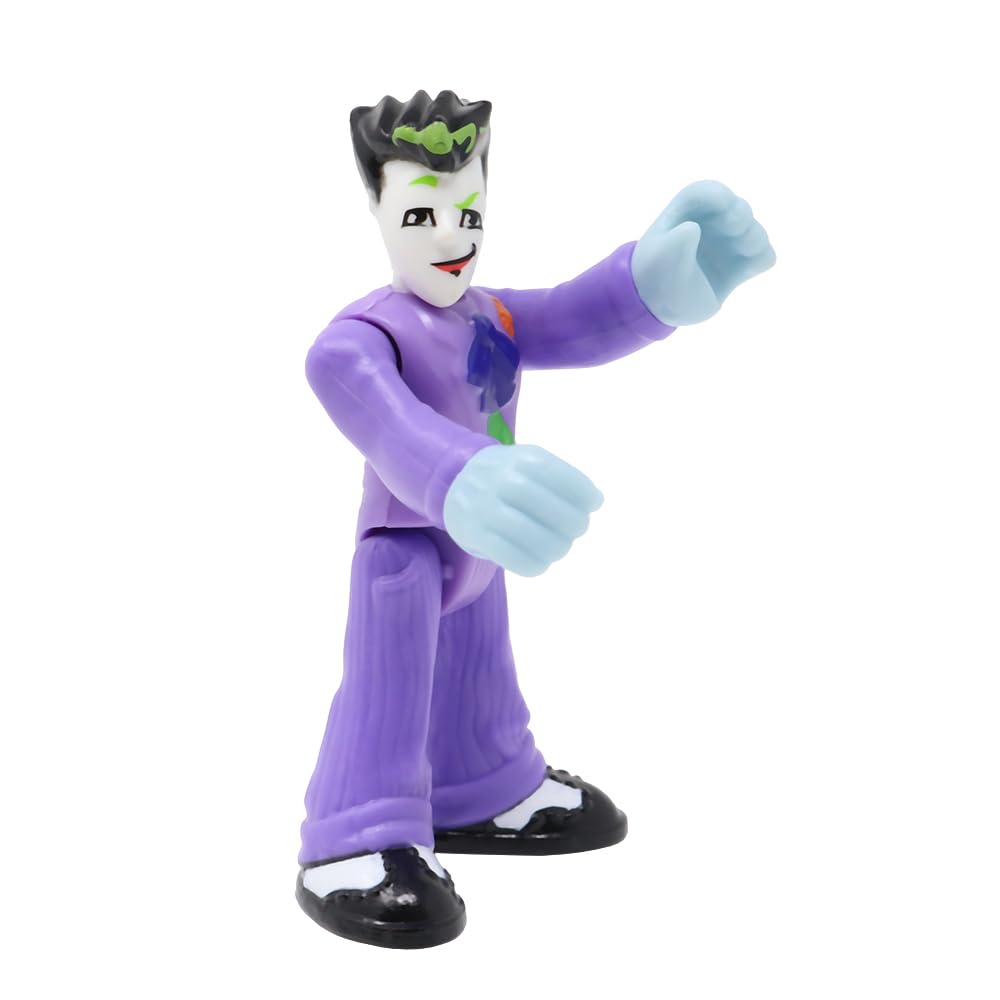 Imaginext Parte di ricambio per Fisher-Price da collezione ispirato a DC Superfriends Hero Villain Playset GNY62 - Figura Joker Poseable di ricambio