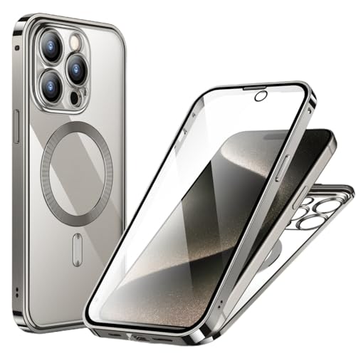 Coque magnétique pour iPhone 13 Pro Max étui de couverture intégrale