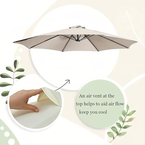 Vervangende hoes voor parasol Asti 3m, lila