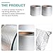 TIDTALEO 2pcs Self-Adhesive Butyl Waterproof Sealing Tape 5cm X 3m, Strong Leak Repair Tape for Roofs, Pipelines, and Outdoor Industrial Use