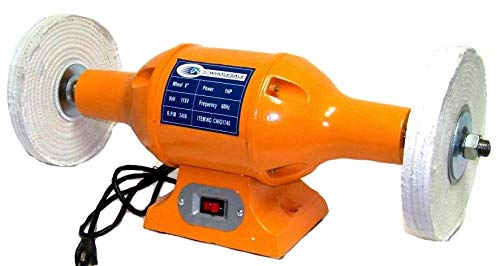 Lotus Analin 8" LONG SHAFTS 1HP H D TOP BENCH BUFFER POLISHER GRINDER