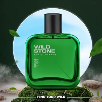 Wild Stone Forest Spice Eau De Parfum Spray For Men, 100ml Long Lasting Strong Masculine Fragrance