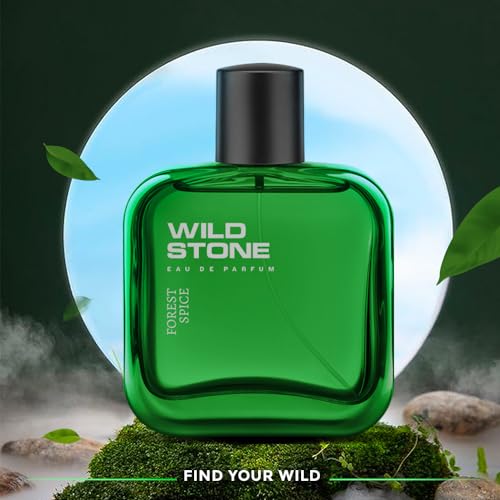 Wild Stone Forest Spice Eau De Parfum Spray For Men, 100ml Long Lasting Strong Masculine Fragrance